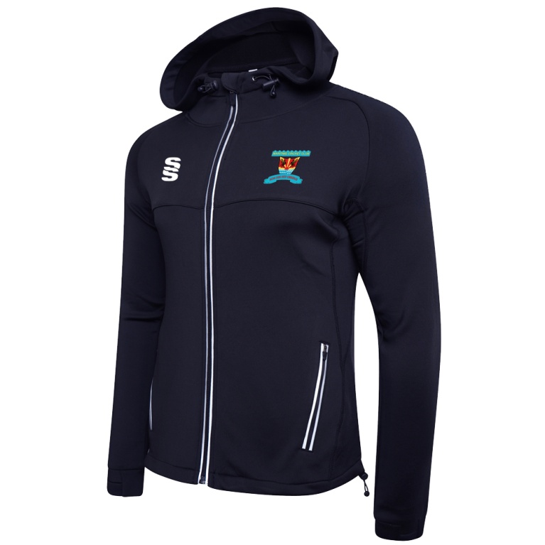 Dual Full Zip Hoody : Navy