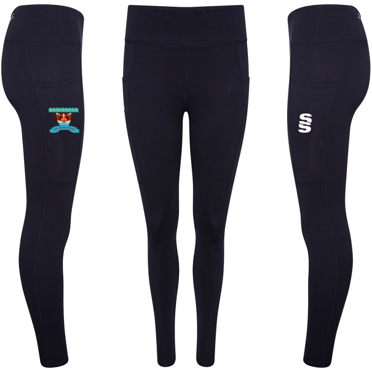 Performance Full Length Leggings : Navy